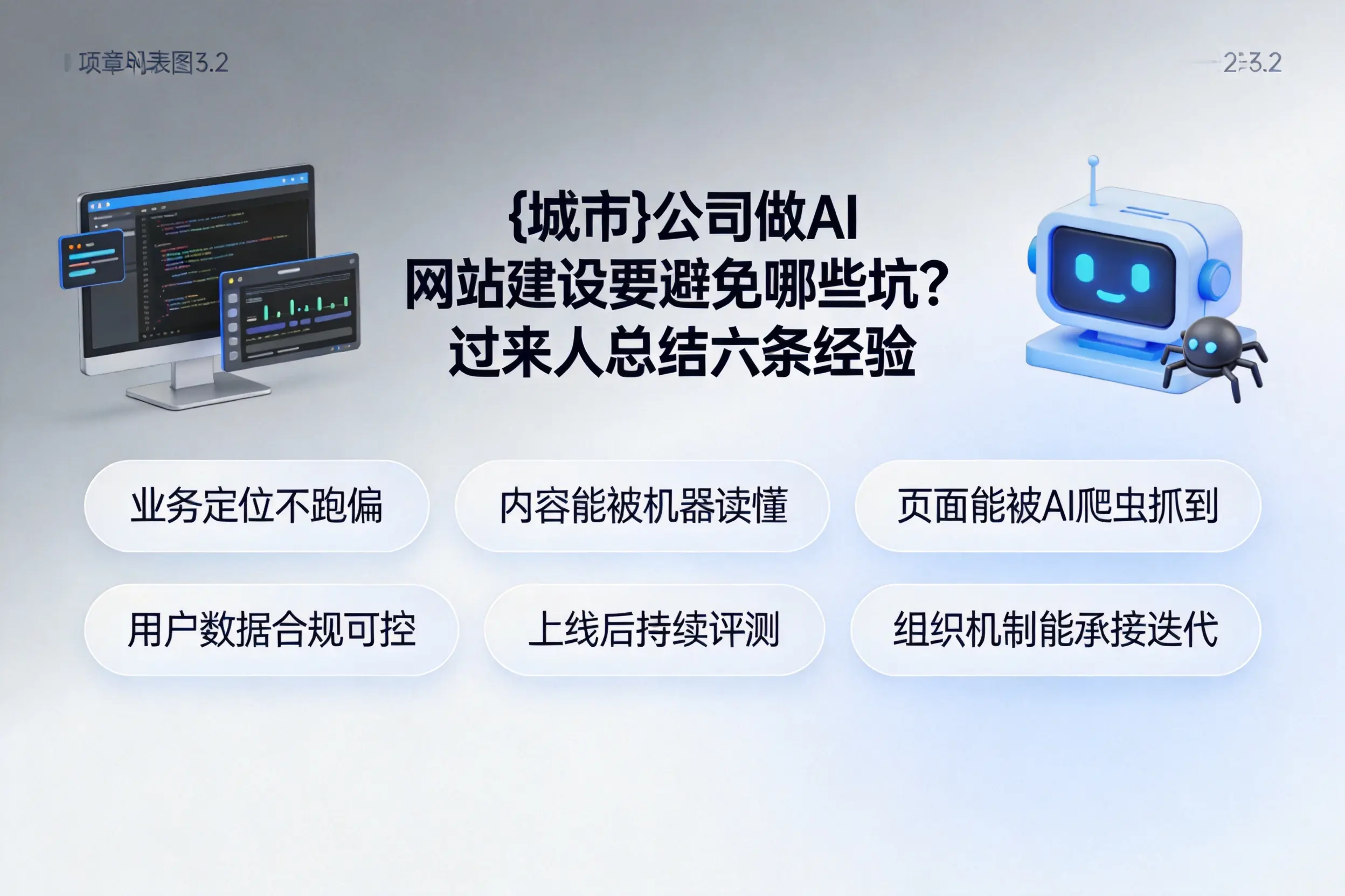 湛江公司做AI网站建设要避免哪些坑?过来人总结六条经验
