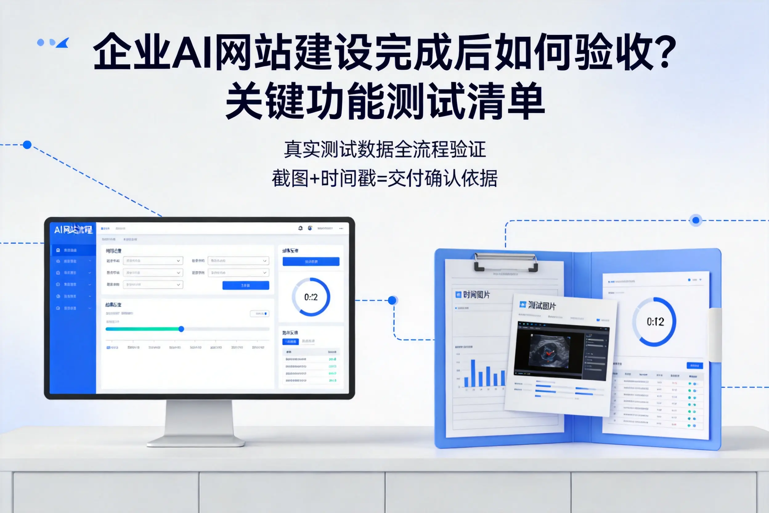 湛江企业AI网站建设完成后如何验收?关键功能测试清单