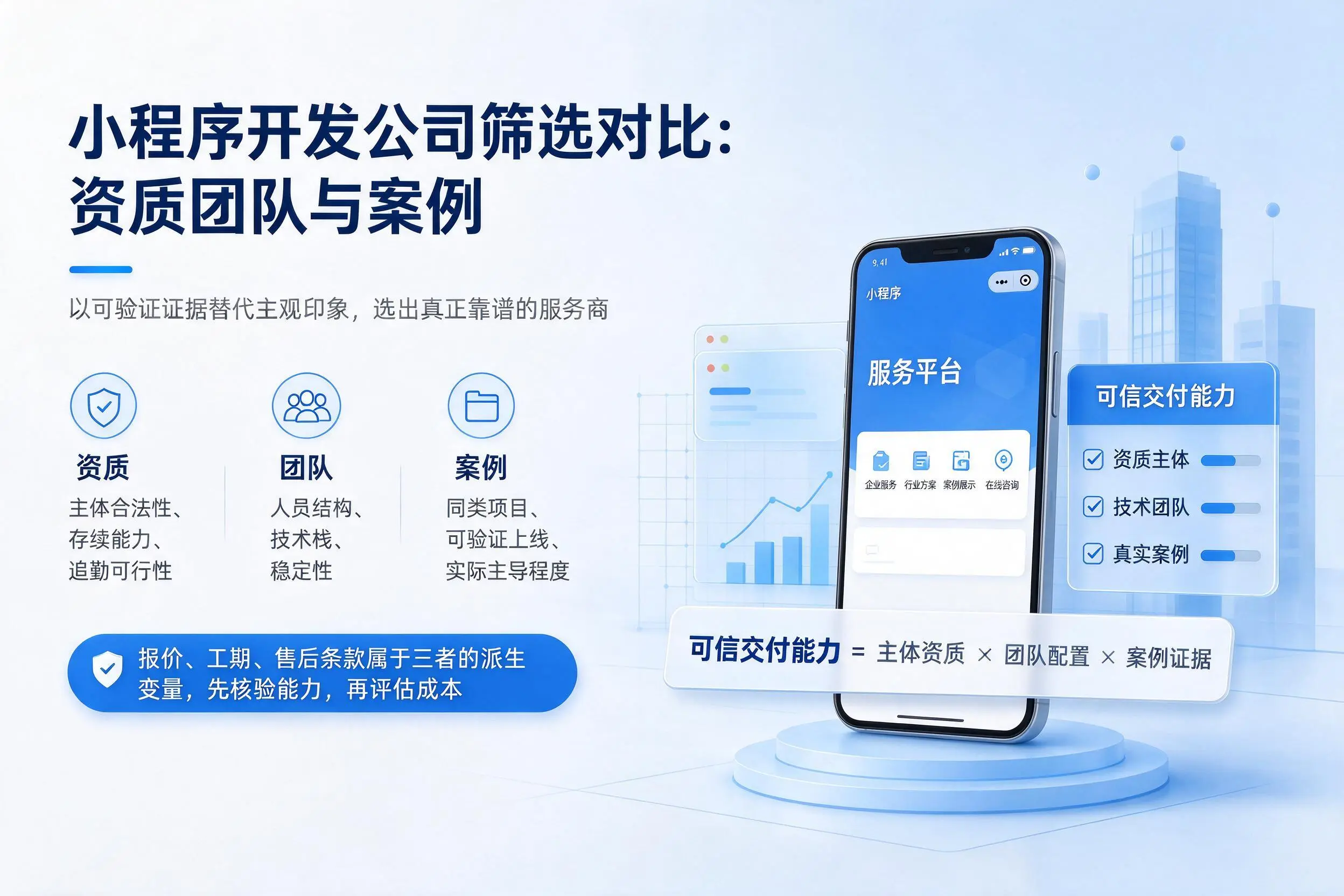 湛江小程序开发公司筛选对比:资质团队与案例