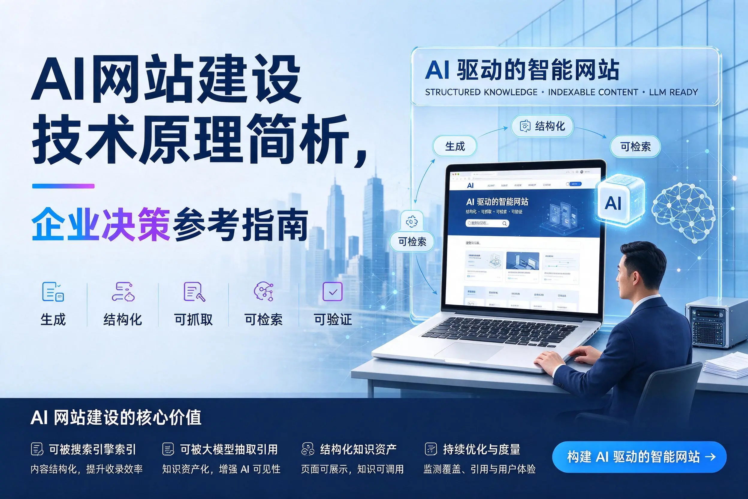 AI网站建设技术原理简析，湛江企业决策参考指南