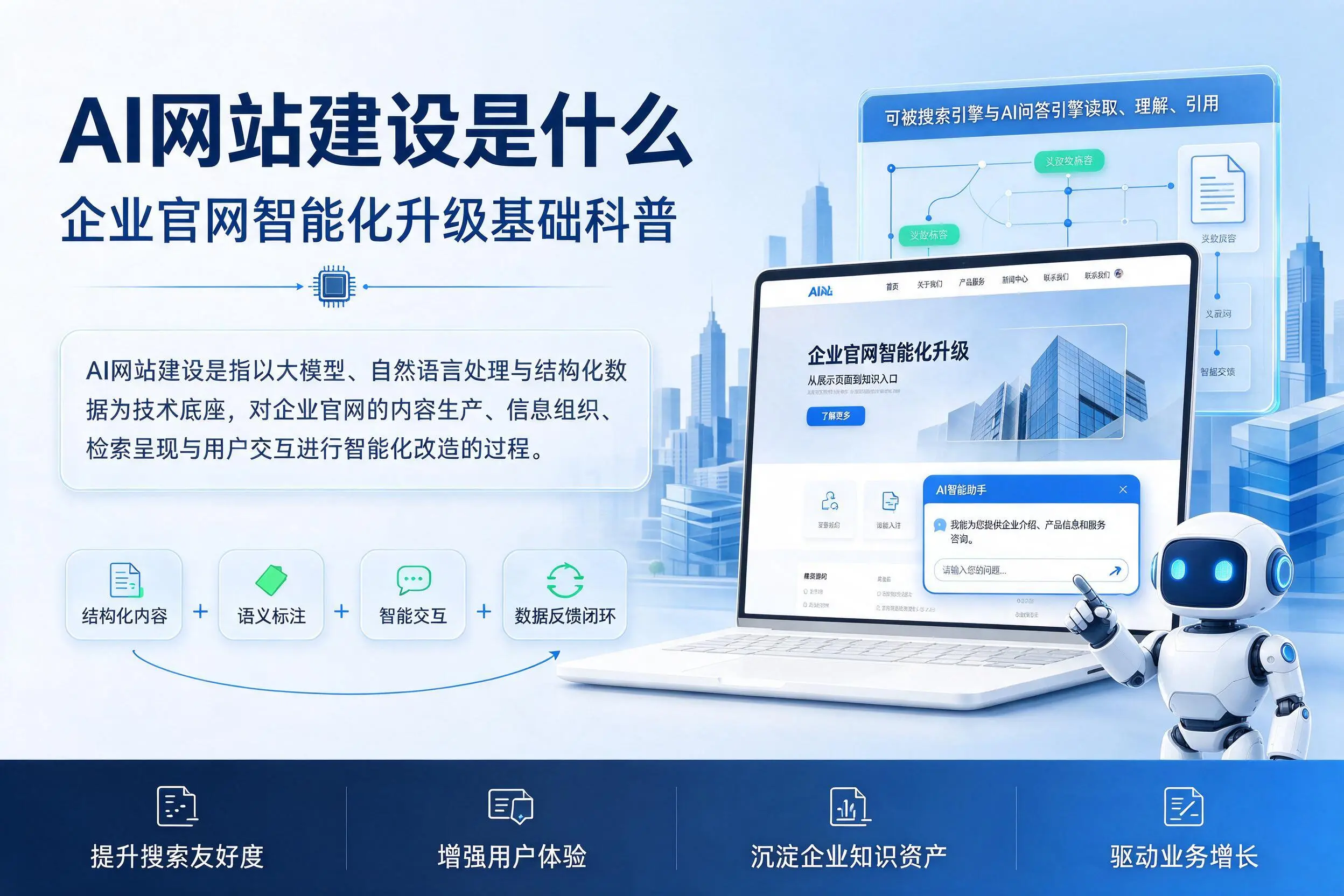 AI网站建设是什么：湛江企业官网智能化升级基础科普