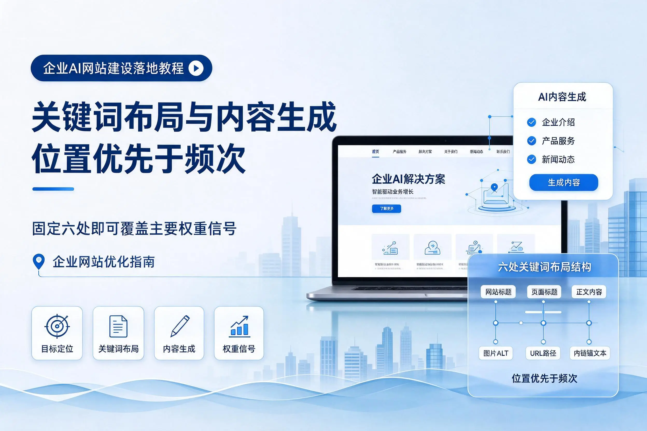 湛江企业AI网站建设落地教程：关键词布局与内容生成